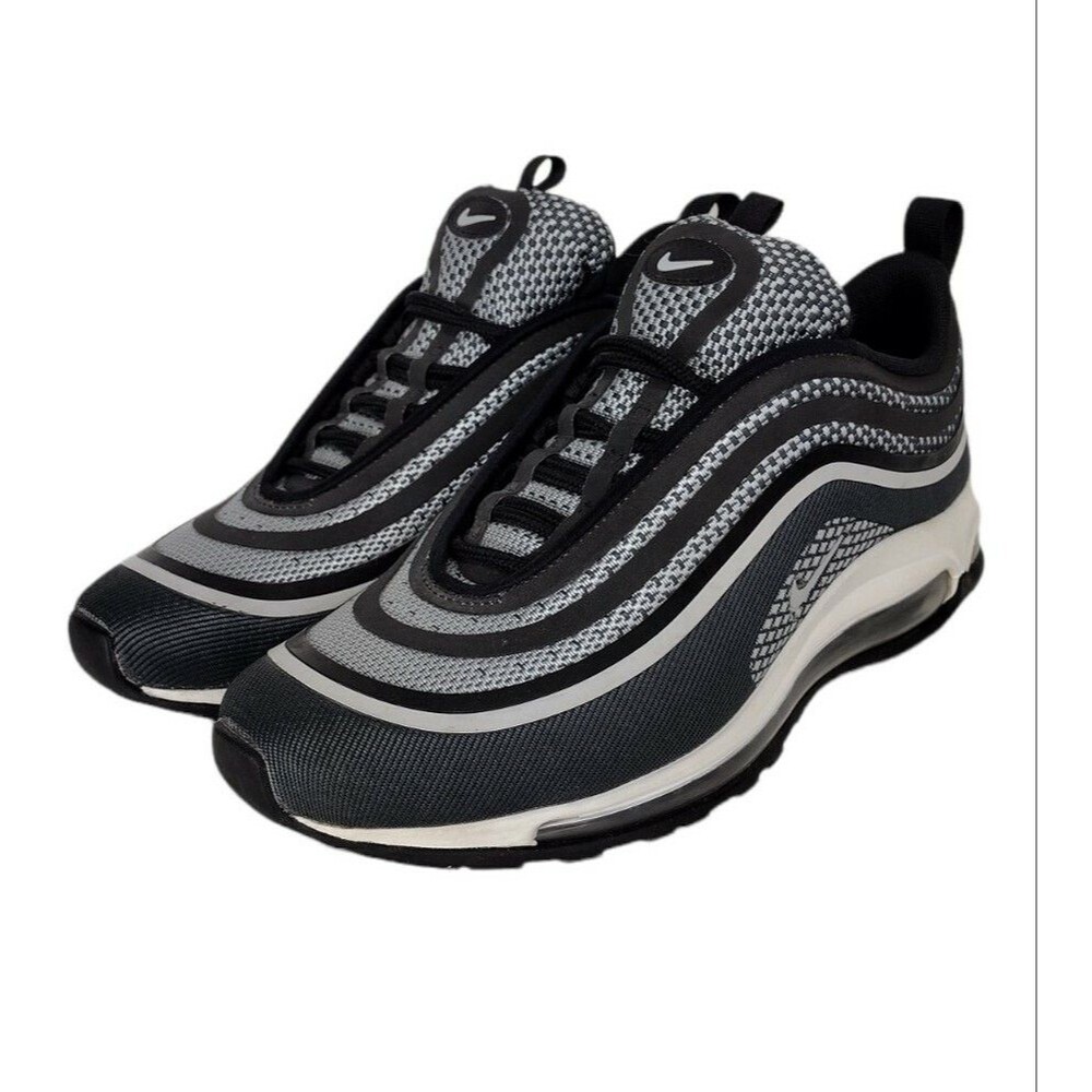 Air Max Nike 97 Ultra Black White Silver 917704-003 Running Shoe Women's 8.5